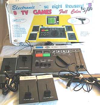 Kmart Electronic "sc eight thousand" 8000 8 TV Games Full Color